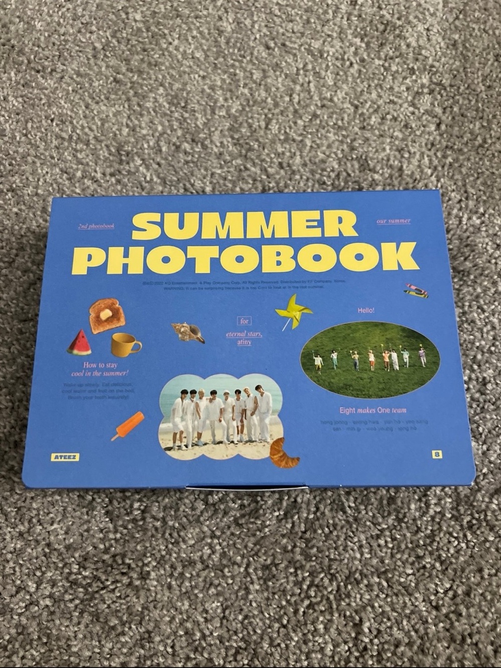 Ateez summer photobook